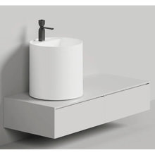 Раковина Salini Armonia Round Top 03 130413T1G, 45 см, из искусственного камня S-Sense, белый глянцевый