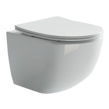 Подвесной унитаз Ceramicanova Forma Rimless CN3009 безободковый, с сиденьем Soft Close