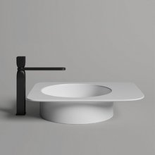 Раковина накладная Salini Ninfea 110521M 02, 54 х 44,7 х 12 см, из искусственного камня S-Stone, белый матовый