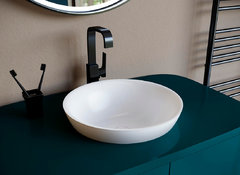 Раковина полувстраиваемая Salini Marea 1802203M 03, 41,5 х 41,5 х 16 см, белая