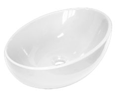 Раковина Sanita Luxe Ringo накладная, WB.CT/Ringo/53-N/WHT.G/S1 накладная