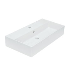 Раковина Sanita Luxe Novel WB.FN/Novel/80-C/WHT.G/S1, 80 см, фарфор, цвет белый