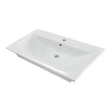 Раковина Sanita Luxe Breeze WB.FN/Breeze/80-C/WHT.G/S1, 80 см, фарфор, цвет белый