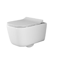 Подвесной унитаз Ceramicanova New Day Rimless CN3005 35 x 51 x 36 см безободковый, с сиденьем Soft Close