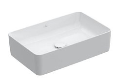 Раковина Villeroy&Boch Collaro 4A205601, 56 x 36 см, встраиваемая сверху, альпийский белый, без перелива