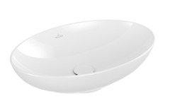 Раковина Villeroy&Boch Loop & Friends 56 см накладная, альпийский белый, 4A470001