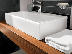 Раковина Villeroy&Boch Memento 51338LR1, 80 х 47 см, альпийский белый, на столешницу