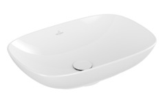 Раковина Villeroy&Boch Loop & Friends 56 см накладная, альпийский белый, 4A490001