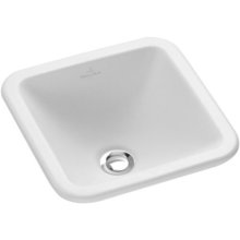 Раковина Villeroy&Boch Loop&Friends, 45 х 45 см, на столешницу, альпийский белый, 615620