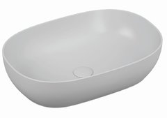 Раковина Vitra Outline 5995B403-0016 накладная цвет - белый глянцевый 59 х 40.5 х 14.5 см