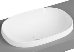 Раковина Vitra Frame 5652B403-0016, 56 см накладная, без перелива