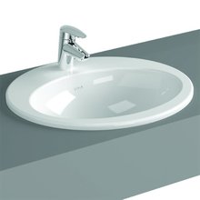 Раковина Vitra S20 53 см, накладная, белый, 5468B003-0001