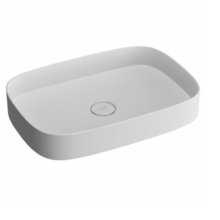 Раковина Vitra Memoria M58000003000, 65 см, керамика, накладная, цвет белый