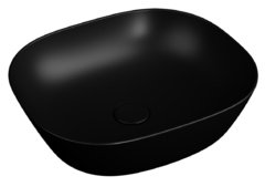 Раковина Vitra Plural 7810B483-0016 накладная 45 см, черный матовый