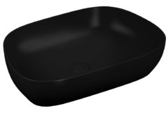 Раковина Vitra Outline 5993B483-0016 накладная цвет - черный матовый 62.5 х 42.5 х 14.5 см