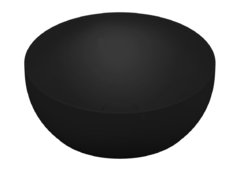 Раковина Vitra Outline 5992B483-0016 накладная цвет - черный матовый 40 х 40 х 14.5 см