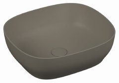 Раковина Vitra Outline 5994B450-0016 накладная цвет - матовый минк 47.5 х 41 х 14.5 см