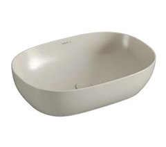 Раковина Vitra Outline Recycled, 7995B066-0016, 60 см, фарфор, цвет тауп матовый