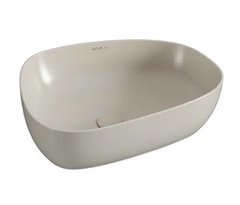 Раковина Vitra Outline Recycled, 7991B066-0016, 57 см, фарфор, цвет тауп матовый