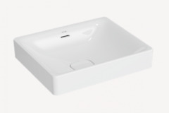 Раковина Vitra Metropole 7534B003-0673, 50 см, накладная, с донным клапаном, цвет белый