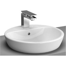 Раковина Vitra Metropole 5941B003-0001 45 см накладная, с переливом