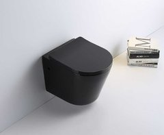 Подвесной унитаз Ceramalux В 2330В безободковый, крышка микролифт