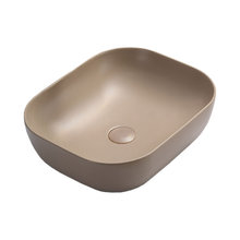 Раковина Vincea, 50 х 40 см, накладная, цвет капучино матовый, VBS-101MC