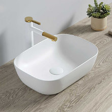 Раковина Vincea, 50 х 40 см, накладная, цвет белый, VBS-101