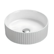 Раковина Vincea, 36 х 36 см, накладная, белая, VBS-501