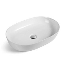 Раковина Vincea, 60 х 40 см, накладная, цвет белый, VBS-113