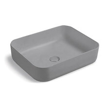 Раковина Vincea, 50 х 41 см, накладная, цвет серый матовый, VBS-105MG