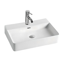 Раковина Vincea, 60 х 42 см, накладная, цвет белый, VBS-303