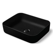 Раковина Vincea, 50 х 40 см, накладная, цвет черный матовый, VBS-105MB
