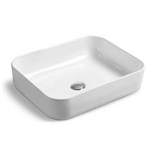 Раковина Vincea, 50 х 41 см, накладная, цвет белый, VBS-105