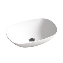 Раковина Vincea, 54 х 36 см, накладная, искусственный камень, цвет белый матовый, VBS-6T12MW