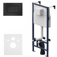 Инсталляция Am.Pm ProC для подвесного унитаза, клавиша черный матовый, I012707.0238