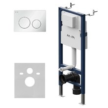 Инсталляция Am.Pm PrimeFit, I012709.0101, для подвесного унитаза, с клавишей PrimeFit L, механическая, цвет белый