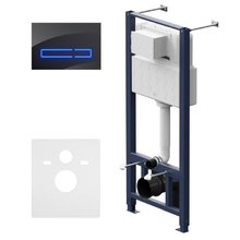 Инсталляция Am.Pm Pro для подвесного унитаза с сенсорной клавишей Touchless Pro стекло, черный, I012704.50A38