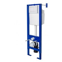 Инсталляция для унитаза Berges АТОМ 410, кнопка белая, 040333