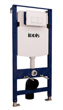 Инсталляция для подвесного унитаза Iddis Optima Home OPH0000i32K, клавиша смыва белая