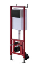 Инсталляция D&K DI8540116 для подвесного унитаза, с черной клавишей смыва