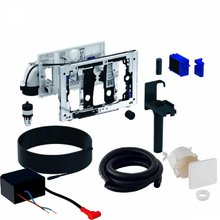 Модуль Geberit Sigma DuoFresh 115.050.BZ.1 с автоматическим пуском и приемником для палочек Geberit DuoFresh, для смывного бачка скрытого монтажа Sigma 12 см, с сетевым блоком, подрозетником и контейнером, серый антрацит