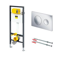 Инсталляция для подвесного унитаза Viega Visign for Style 20 Prevista Dry 792855, с кнопкой