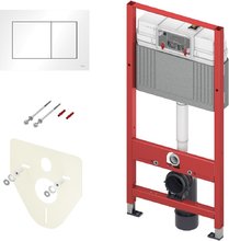 Инсталляция для унитаза TECE Base 9400413 с кнопкой смыва TECEnow, белый