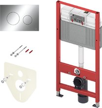 Инсталляция для унитаза TECE Base K440921 с кнопкой смыва TECEloop, хром глянцевый