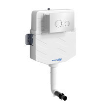 Смывной бачок WasserKraft Aller 10 10TLT.031.ME.WH01, для унитазов, с механической кнопкой смыва цвет - белый