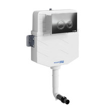 Смывной бачок WasserKraft Aller 10 10TLT.031.ME.CH01, для унитазов, с механической кнопкой смыва цвет - хром