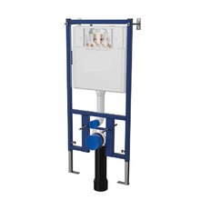 Инсталляция Vincea VIS-450 для подвесного унитаза, цвет белый/синий