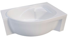 Акриловая ванна 1MarKa Ergonomika 175 х 110 см, обрезная до 158 см, цвет белый, левая/правая, 01эрг17511л/п