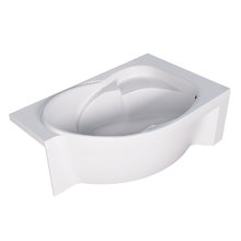 Ванна акриловая 1MarKa Ergonomika 01эрг17511лкп/01эрг17511пкп, 175 x 110 см, левая/правая, цвет белый